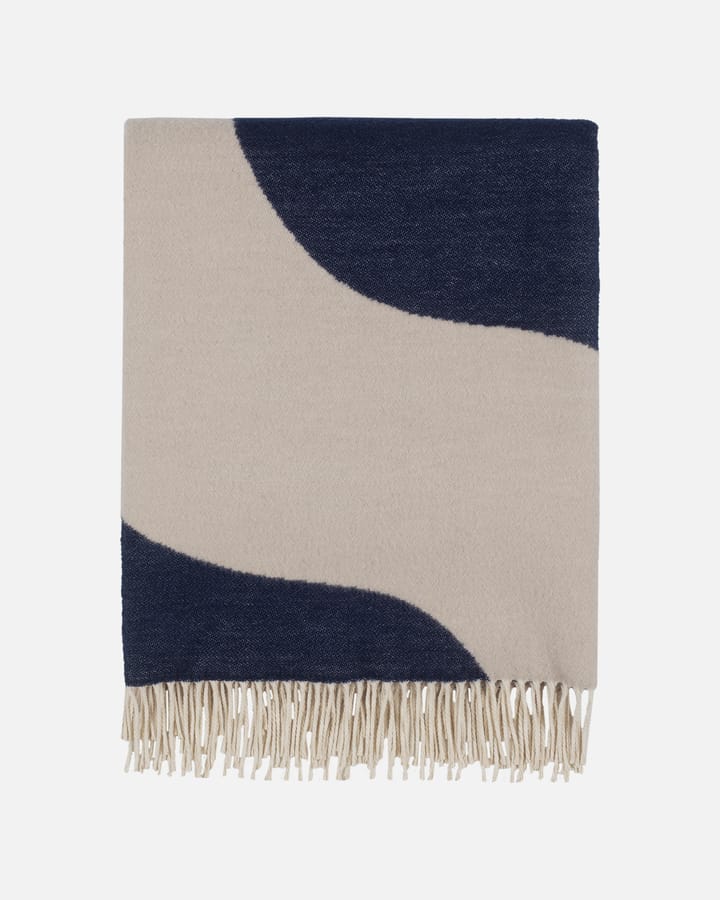 Seireeni κουβέρτα 130x180 cm - Off white-dark blue - Marimekko