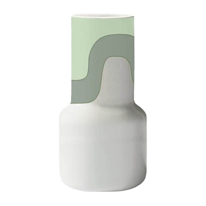 Βάζο Seireeni 25 cm, Λευκό-μέντα-μοσχοπράσινο Marimekko