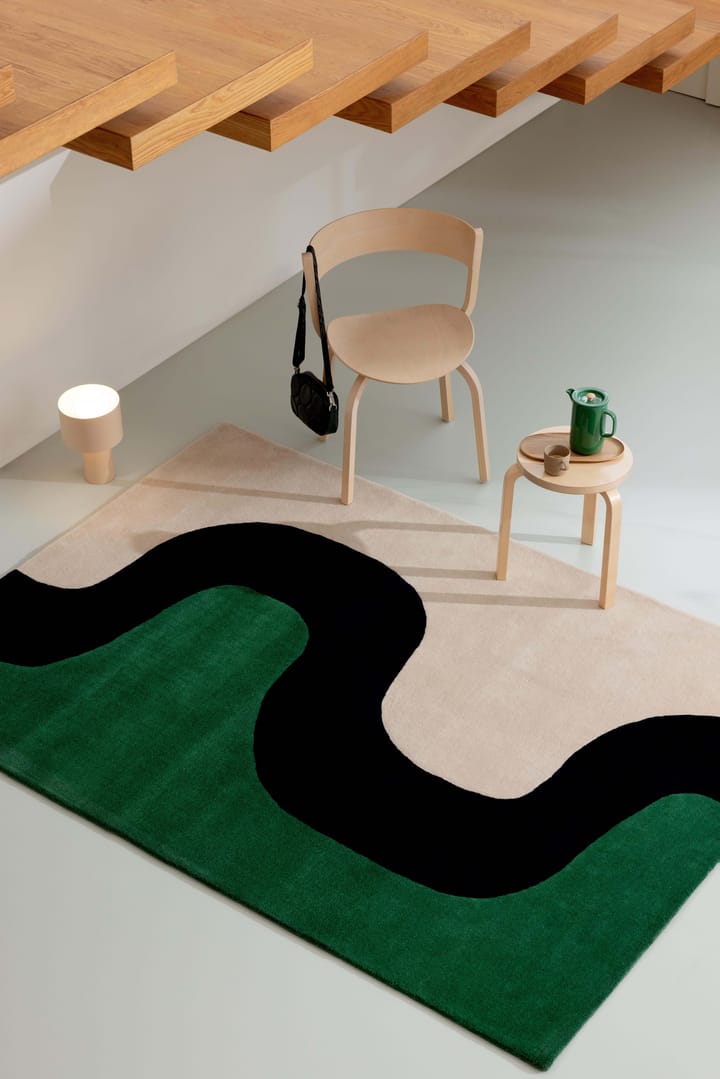 Μάλλινο χαλί Seireeni, Green, 200x280 cm Marimekko