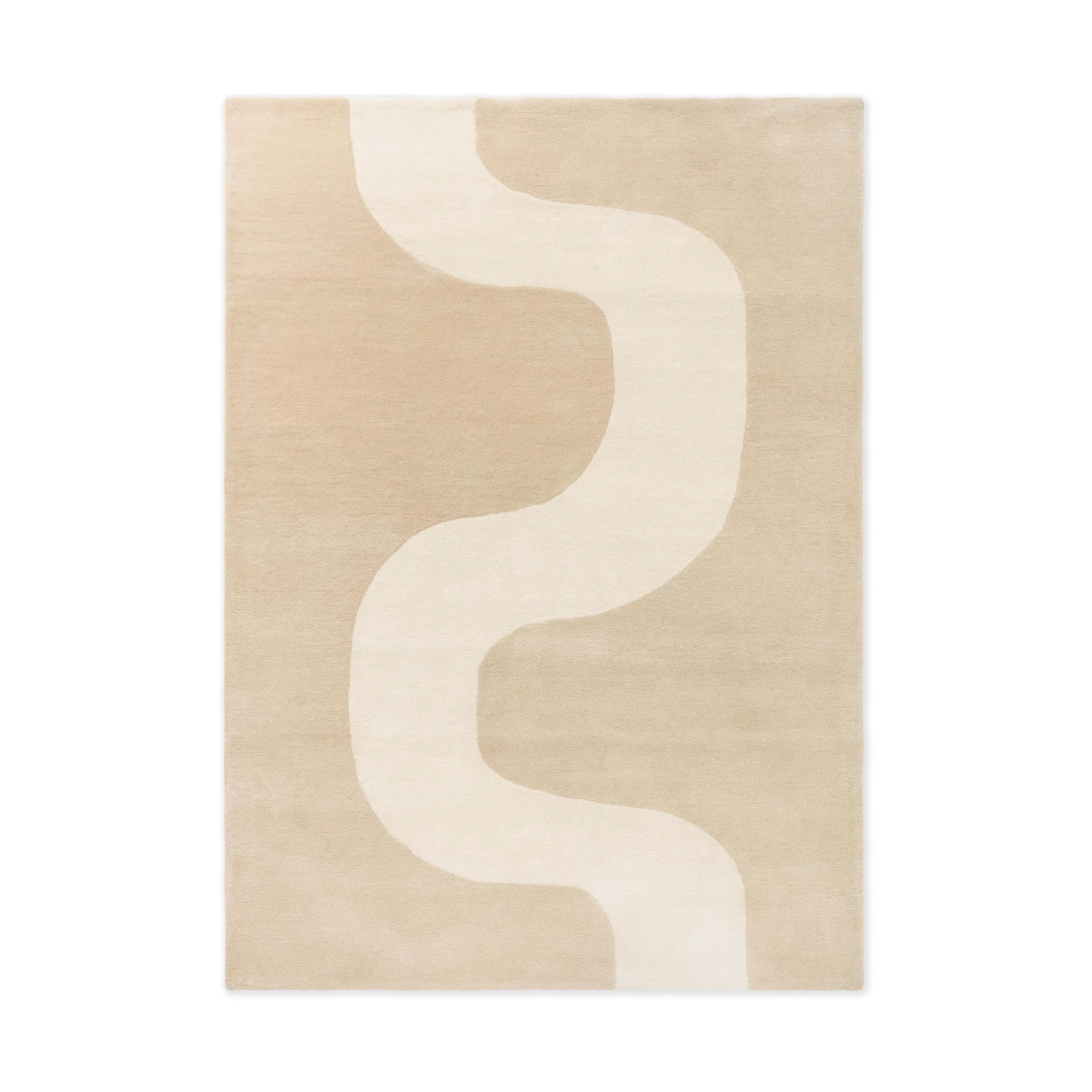 Μάλλινο χαλί Seireeni, Warm Beige, 200x280 cm Marimekko