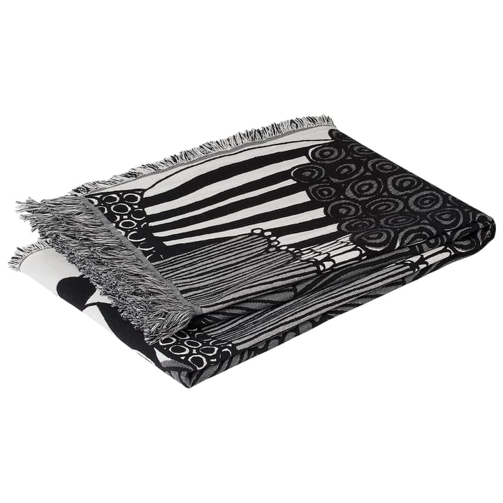 Siirtolapuutarha κουβέρτα 130x180 cm - Υπόλευκο-μαύρο - Marimekko