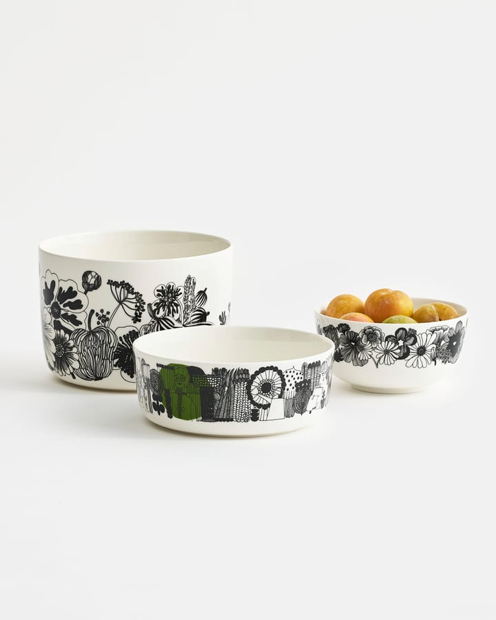 Siirtolapuutarha μπωλ σερβιρίσματος 1.5 l, μαύρο-πράσινο Marimekko