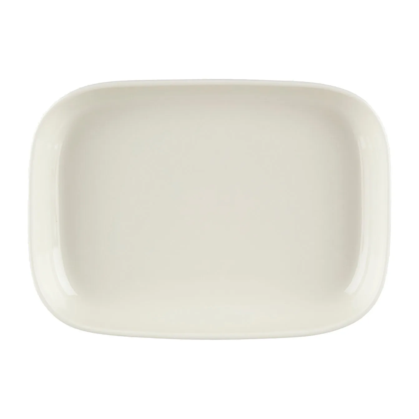 Πιάτο Siirtolapuutarha 18x25 εκ., Λευκό-πηλός Marimekko