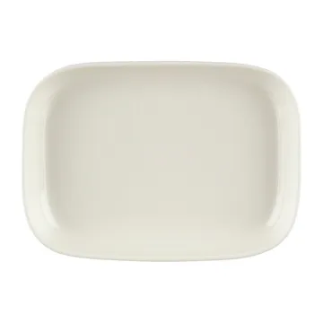 Πιάτο Siirtolapuutarha 18x25 εκ. - Λευκό-πηλός - Marimekko