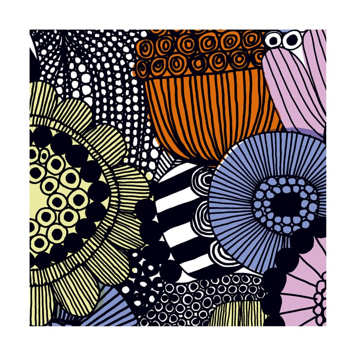 Siirtolapuutarha πετσέτα 33x33 cm συσκευασία 20 τεμαχίων - Pink-Lilac - Marimekko