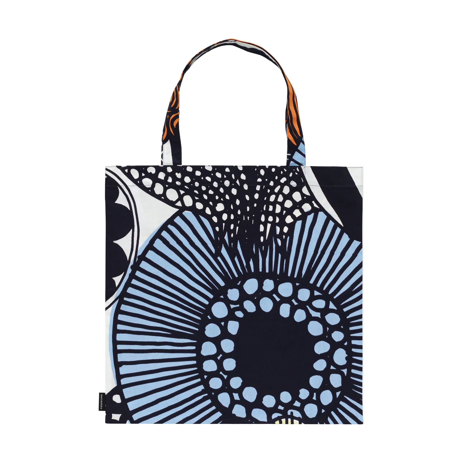 Siirtolapuutarha τσάντα 43x44 εκ., White-yellow-orange-light blue Marimekko