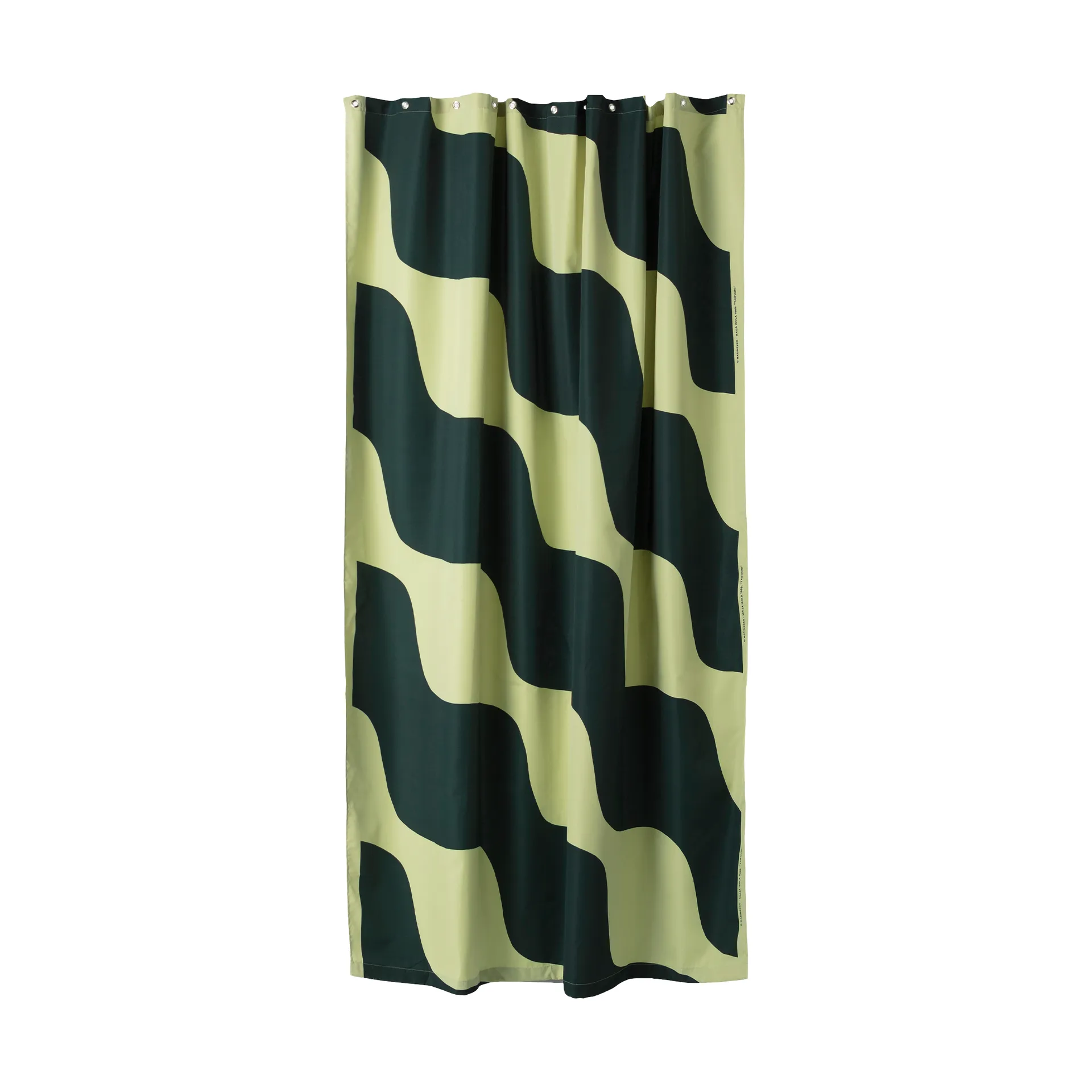 Taifuuni κουρτίνα ντους 180x200 εκ., Pear-dark green Marimekko