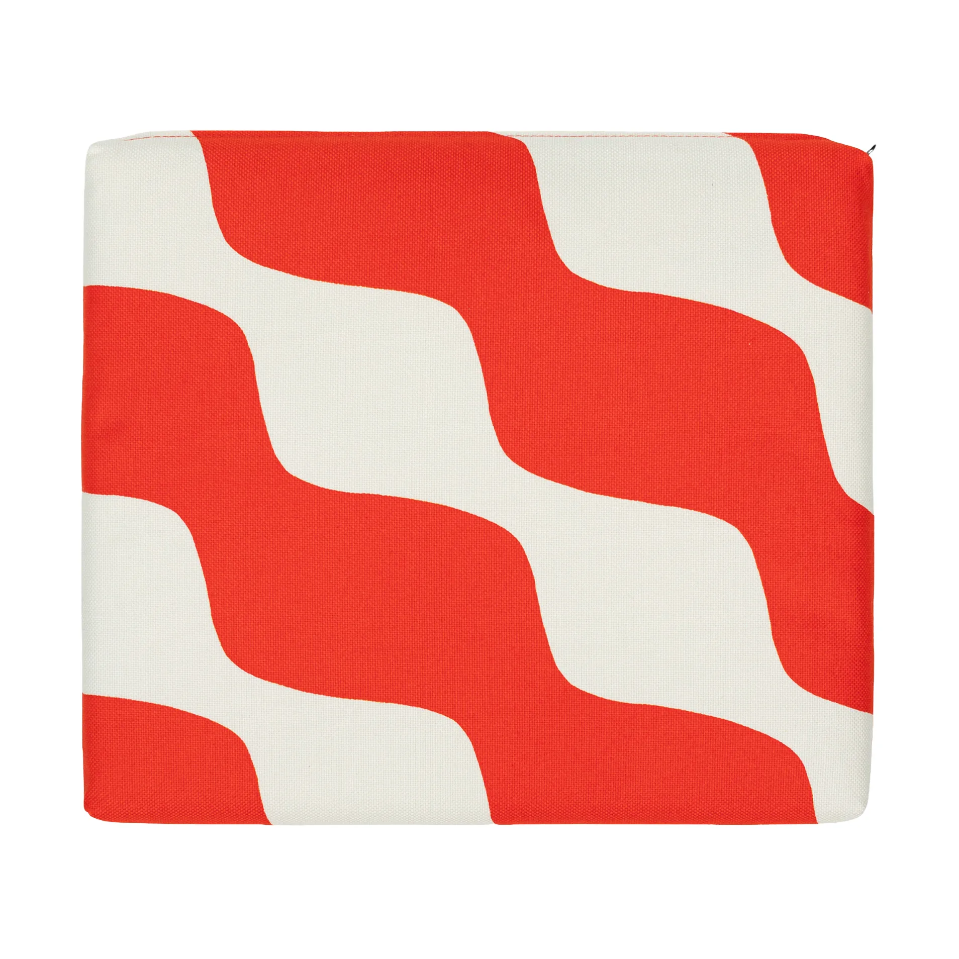 Taifuuni μαξιλάρι καθίσματος, Natural white, orange red, 40x35 εκ. Marimekko