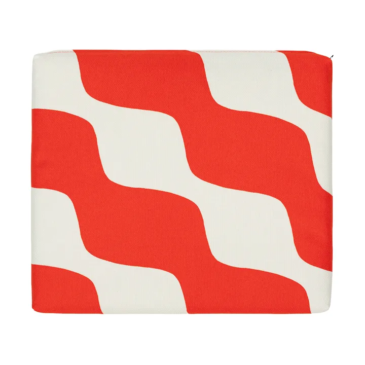 Taifuuni μαξιλάρι καθίσματος - Natural white, orange red, 40x35 εκ. - Marimekko