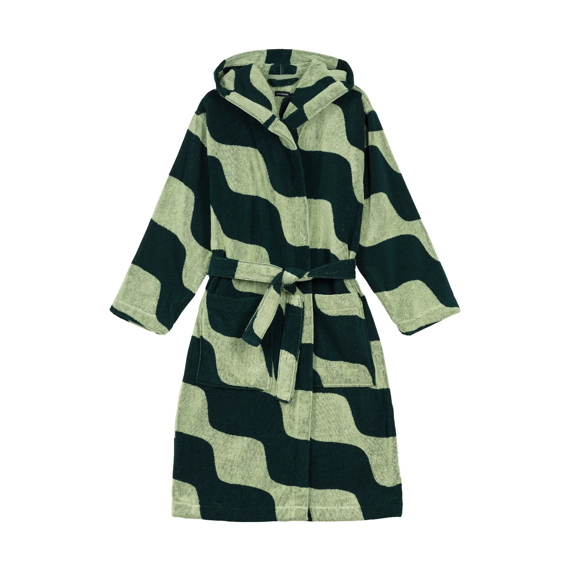 Μπουρνούζι Taifuuni βαμβάκι, Pear-dark green, S Marimekko