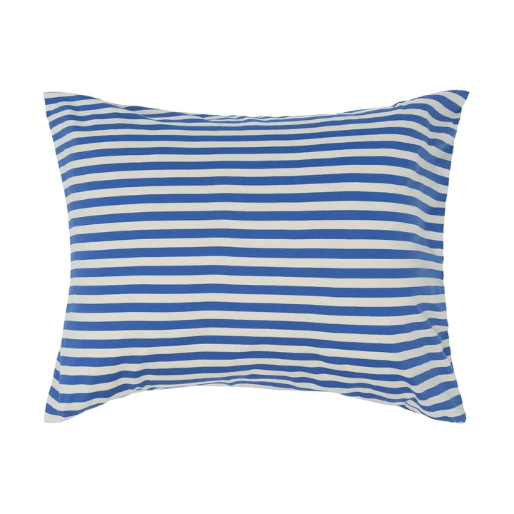 Tasaraita μαξιλαροθήκη 50x60 cm - Off white-blue - Marimekko