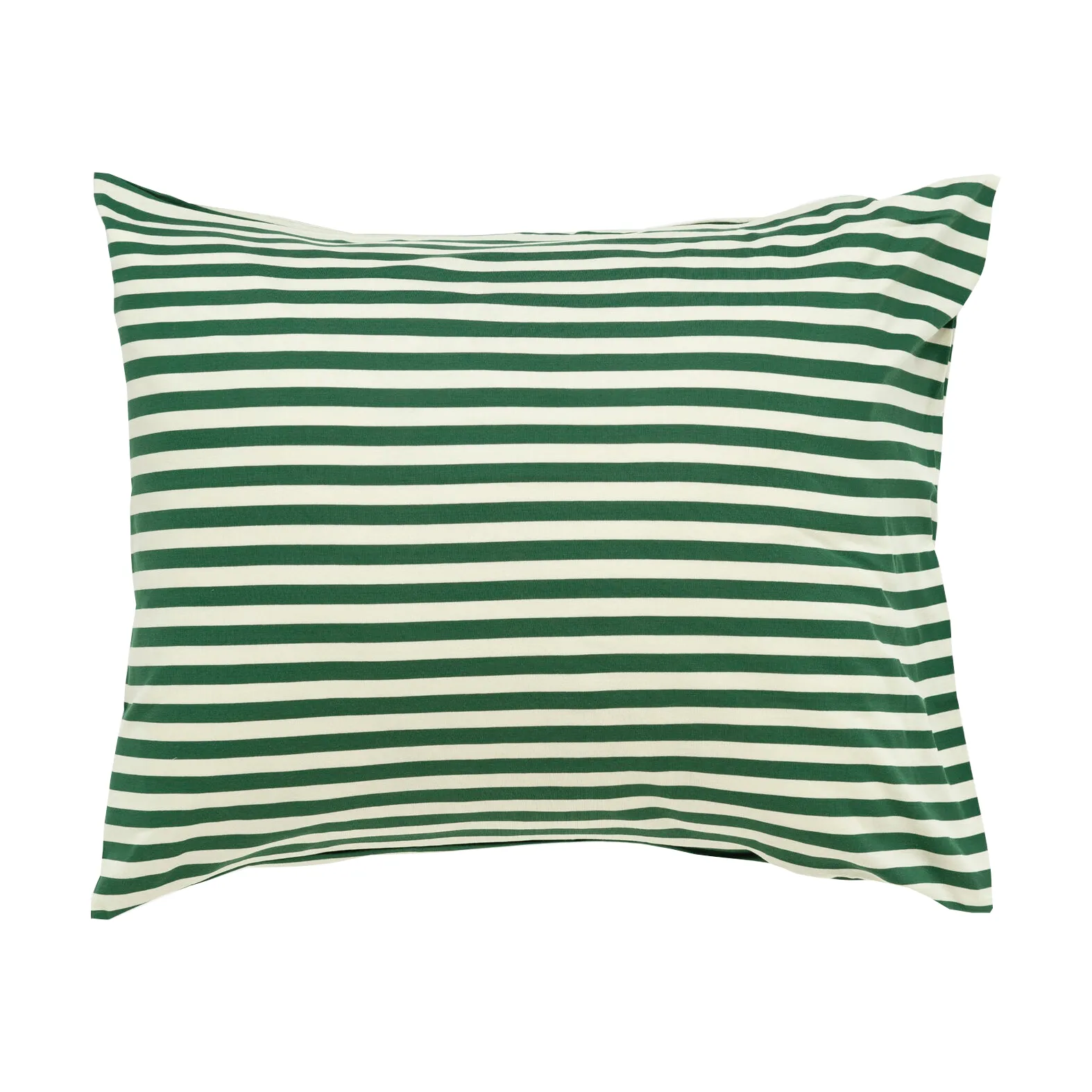 Tasaraita μαξιλαροθήκη 50x60 cm, Off white-dark green Marimekko