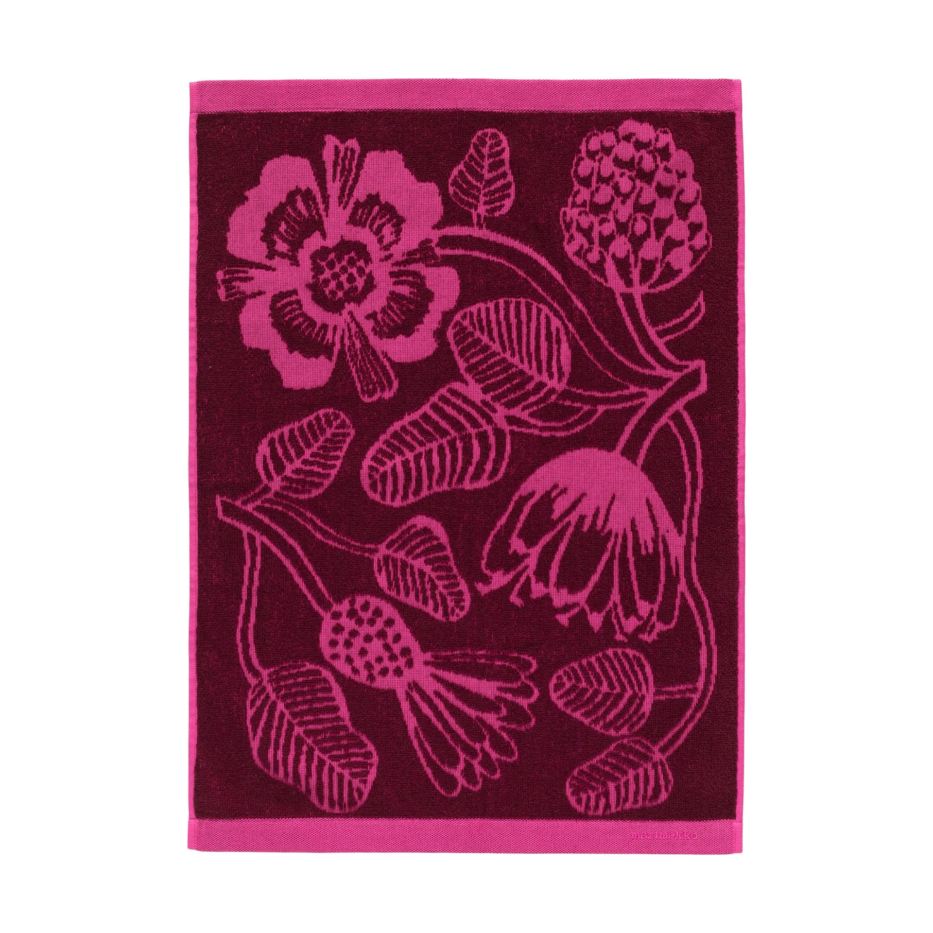 Tiara χριστουγεννιάτικες μπάλες 2025 6x9 εκ., Burgundy-pink Marimekko