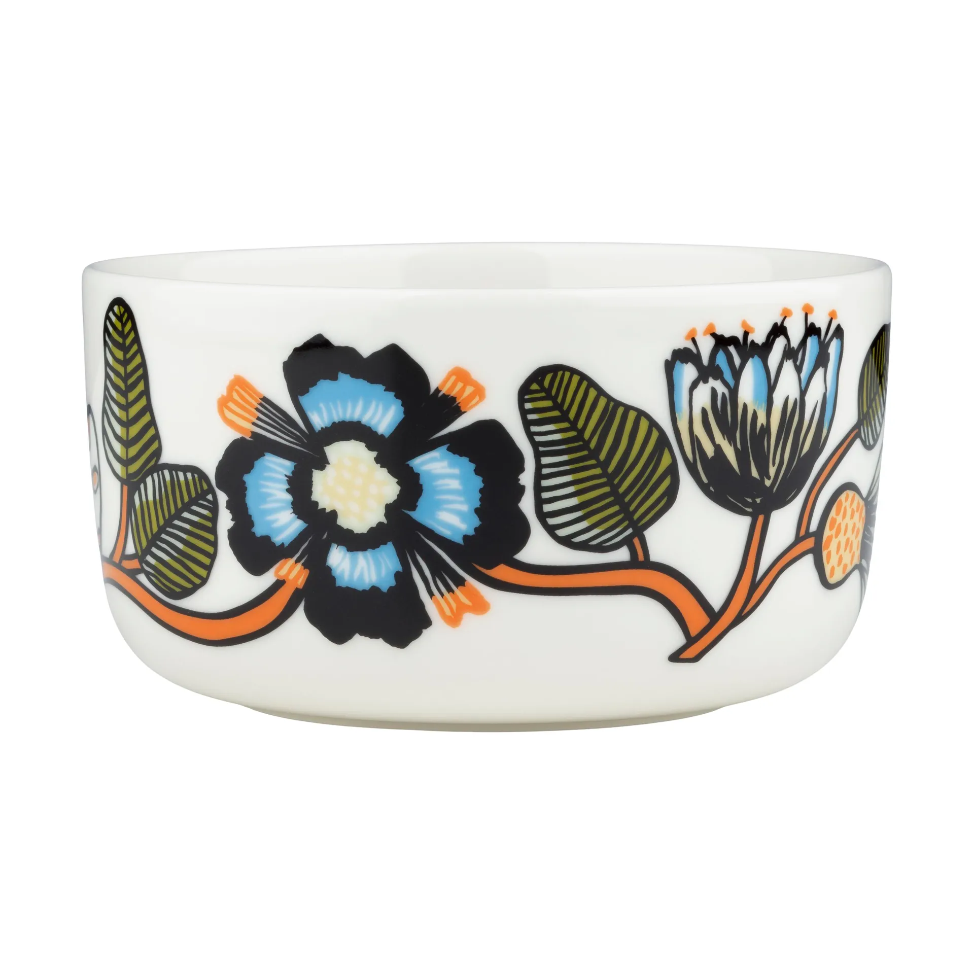 Tiara μπολ 5 dl, White-warm orange-green Marimekko