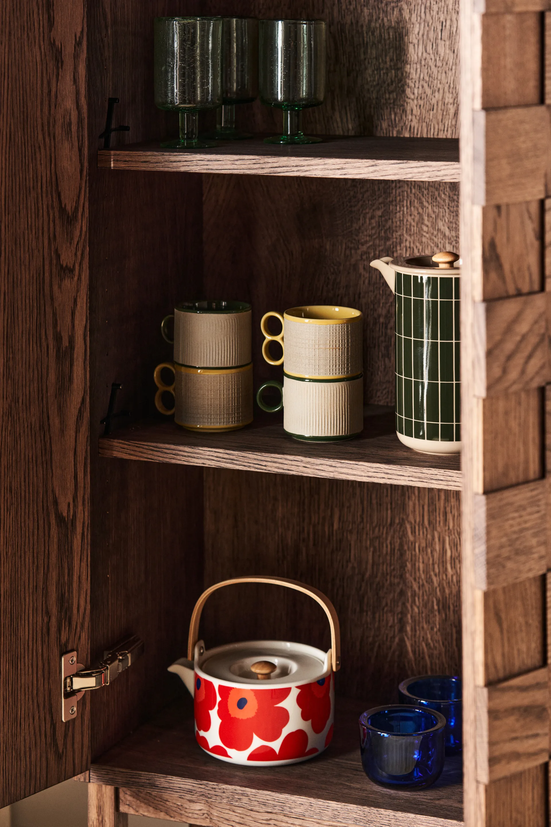 Tiiliskivi πρέσα καφέ 0,9 l, Γη-σκούρο πράσινο Marimekko