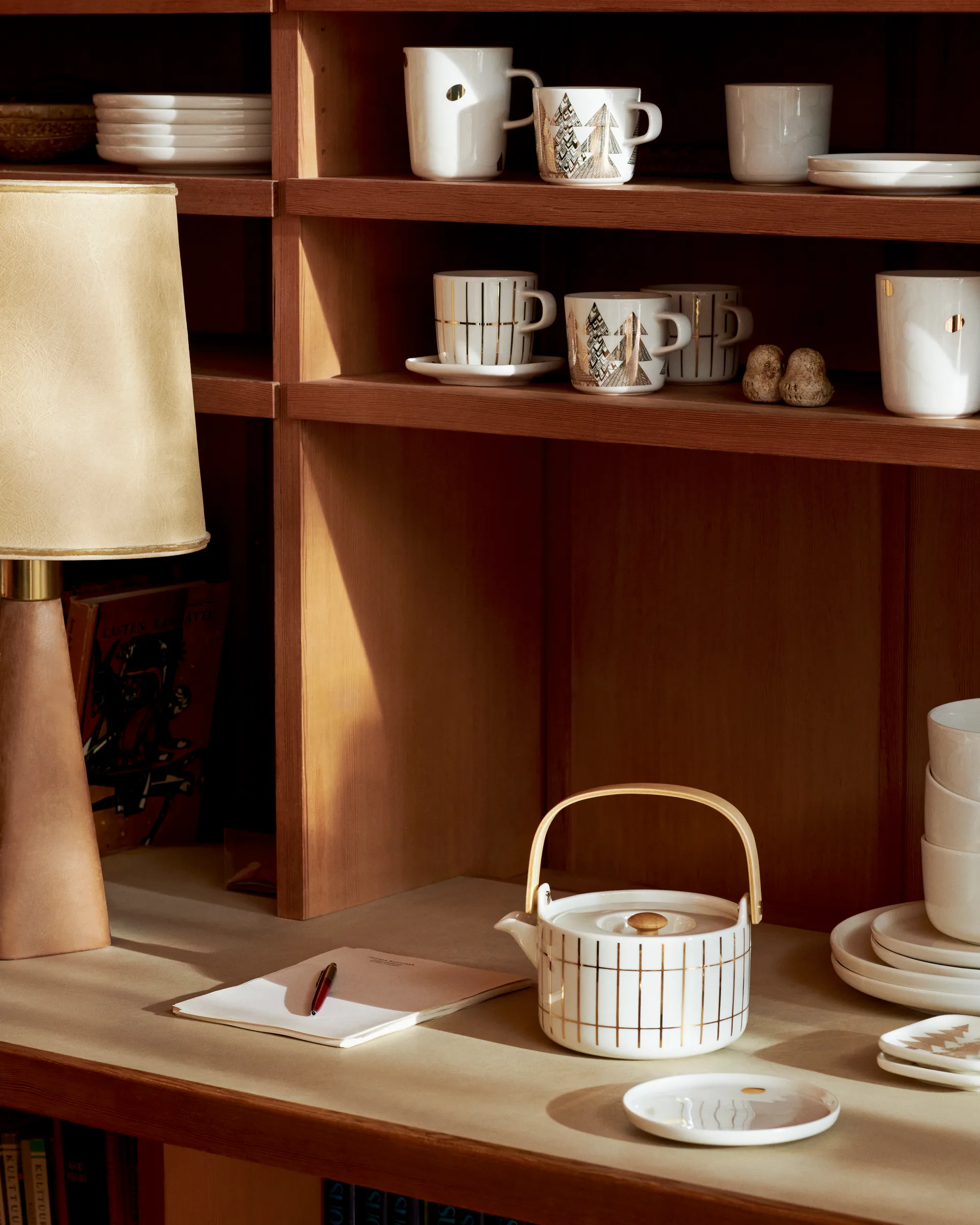 Tiiliskivi πρέσα καφέ 20 cl, White-gold Marimekko