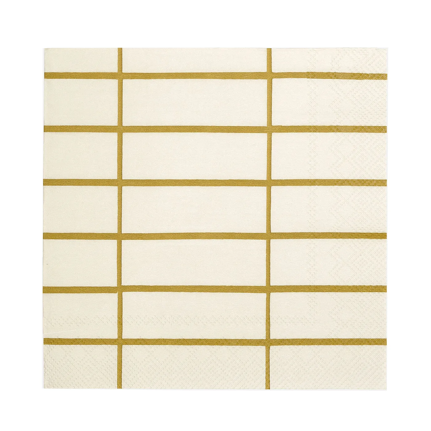 Χαρτοπετσέτες Tiiliskivi 20-pack, Linen-ochre Marimekko