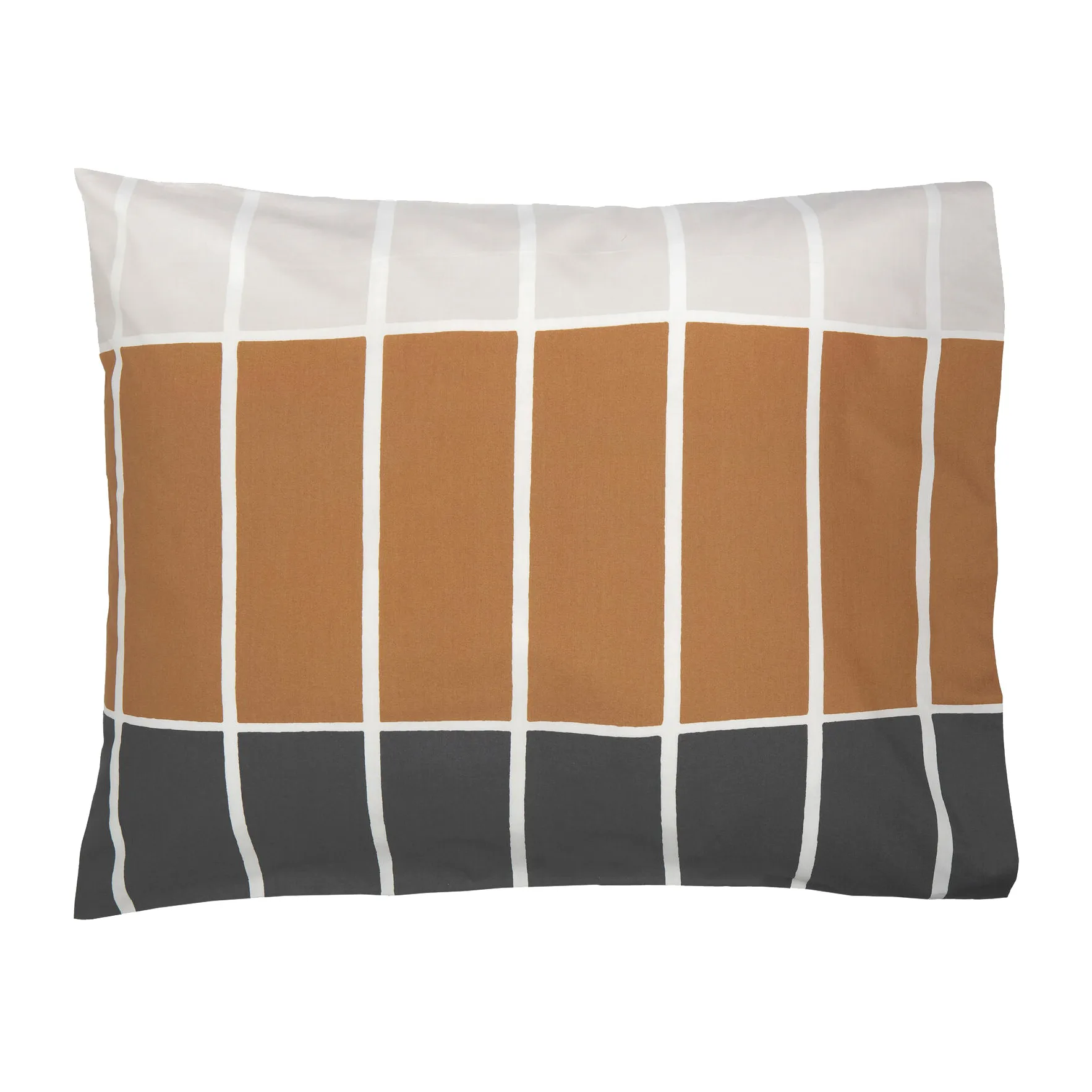 Tiiliskivi μαξιλαροθήκη 50x60 cm, Σκούρο καφέ-μπεζ-ανθρακί Marimekko