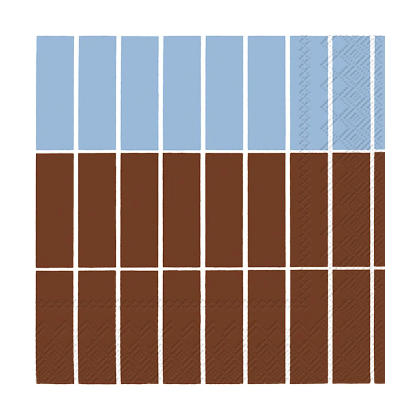 Χαρτοπετσέτες Tiiliskivi Raita 20-pack, Μπλε-κόκκινο Marimekko