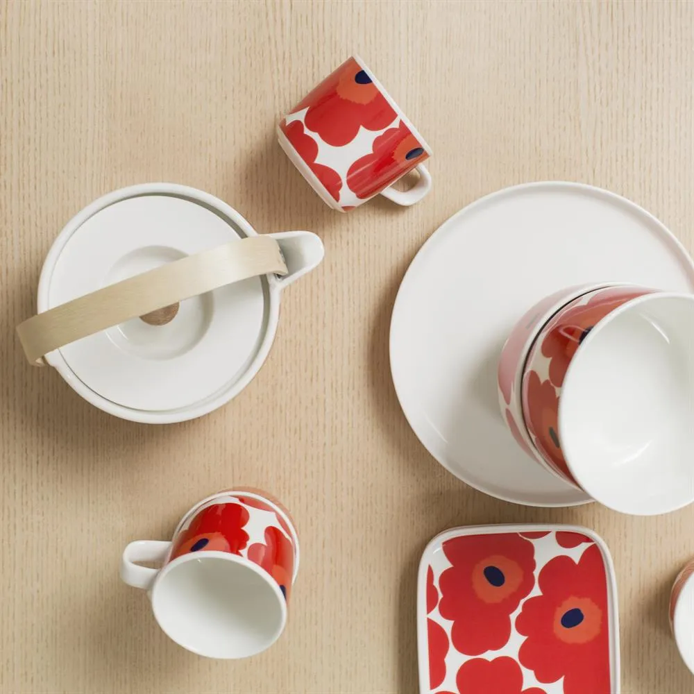 Unikko τσαγιέρα 0,7 l, Red-white Marimekko