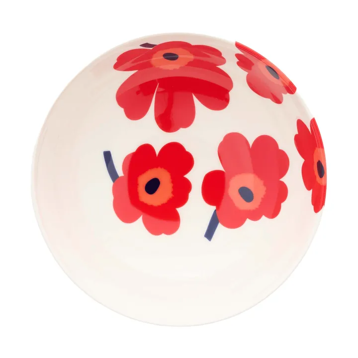 Unikko 1,3 l - Λευκό-κόκκινο-μπλε - Marimekko