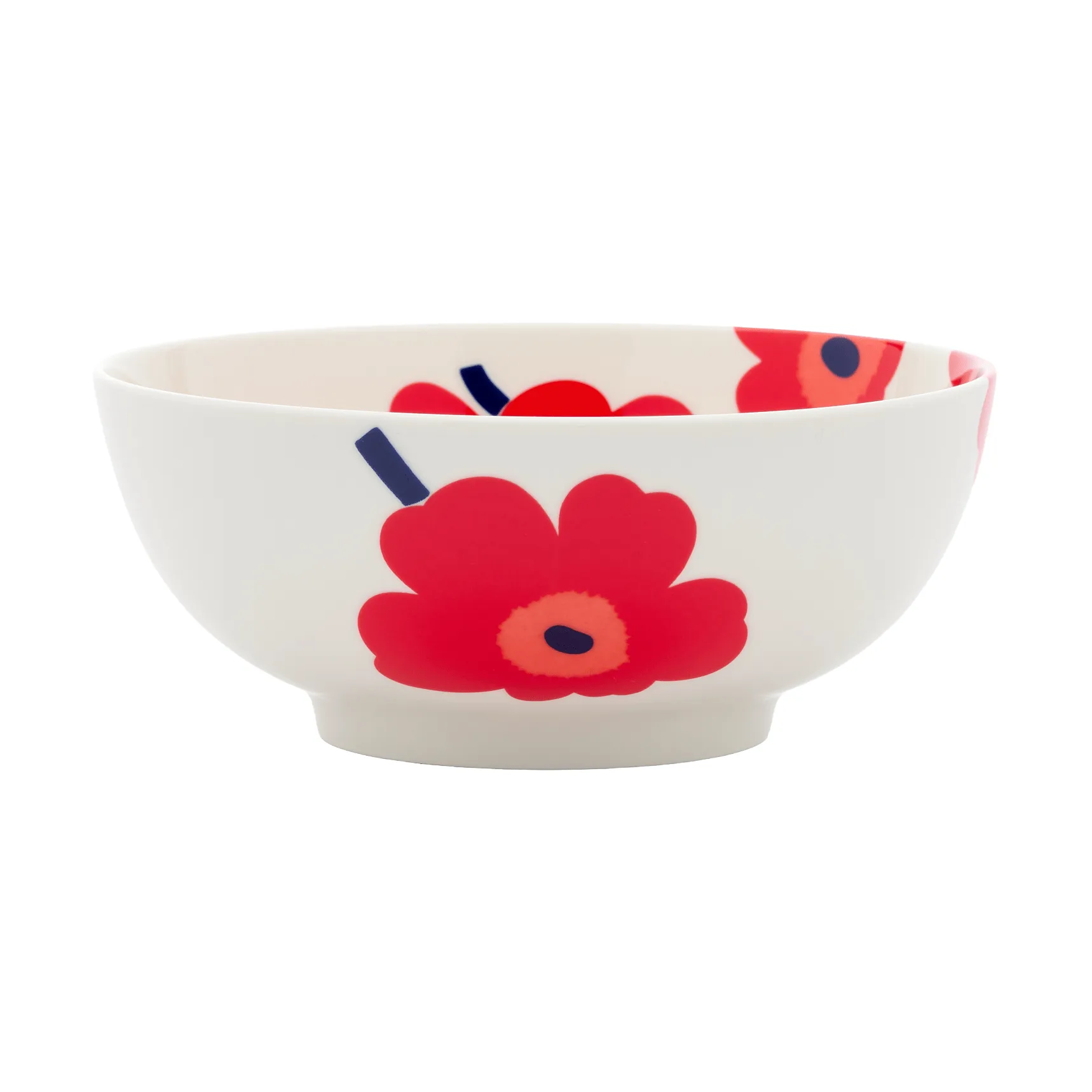 Unikko 1,3 l, Λευκό-κόκκινο-μπλε Marimekko