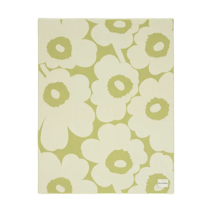Πλεκτή κουβέρτα Unikko 130x170 εκ. - Pear-off white - Marimekko