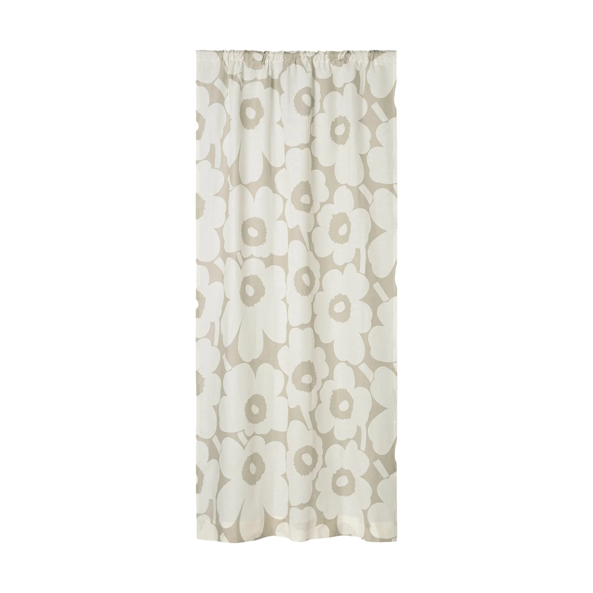 Κουρτίνα Unikko 135x250 cm, Light grey- off white Marimekko