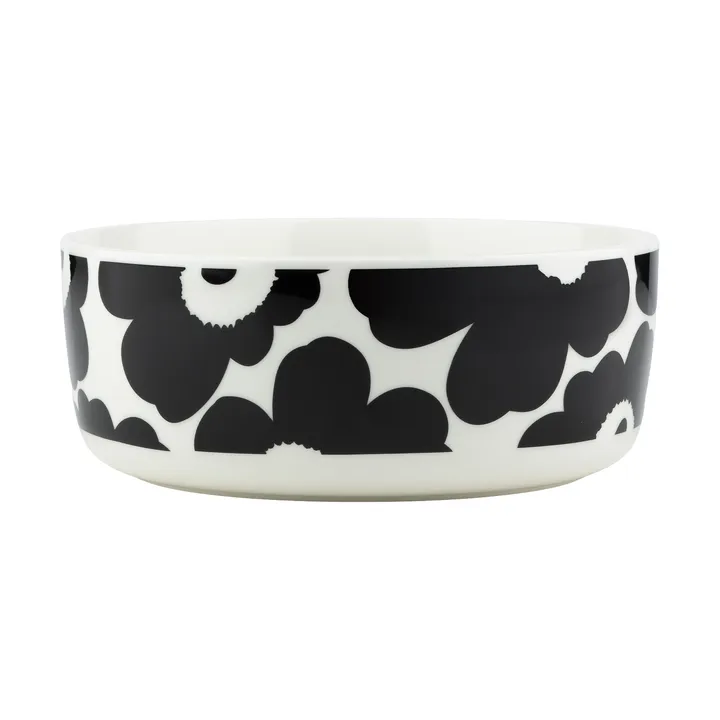 Unikko μπολ 1,5 l - Black-White - Marimekko