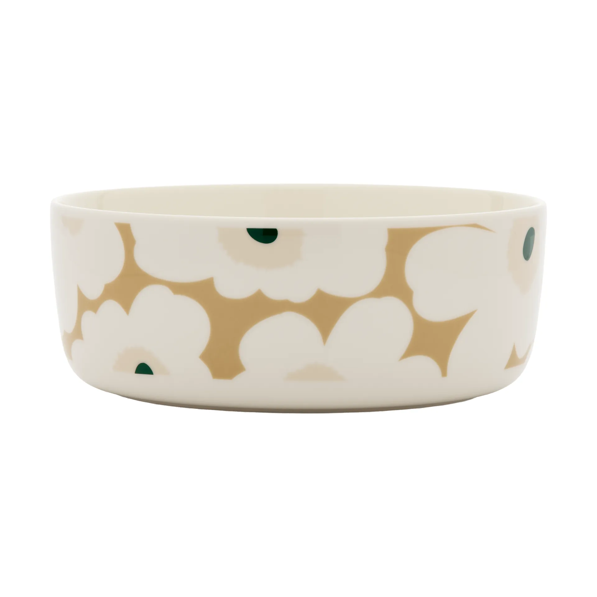 Unikko μπολ 1,5 l, White-beige-light sand-dark green Marimekko