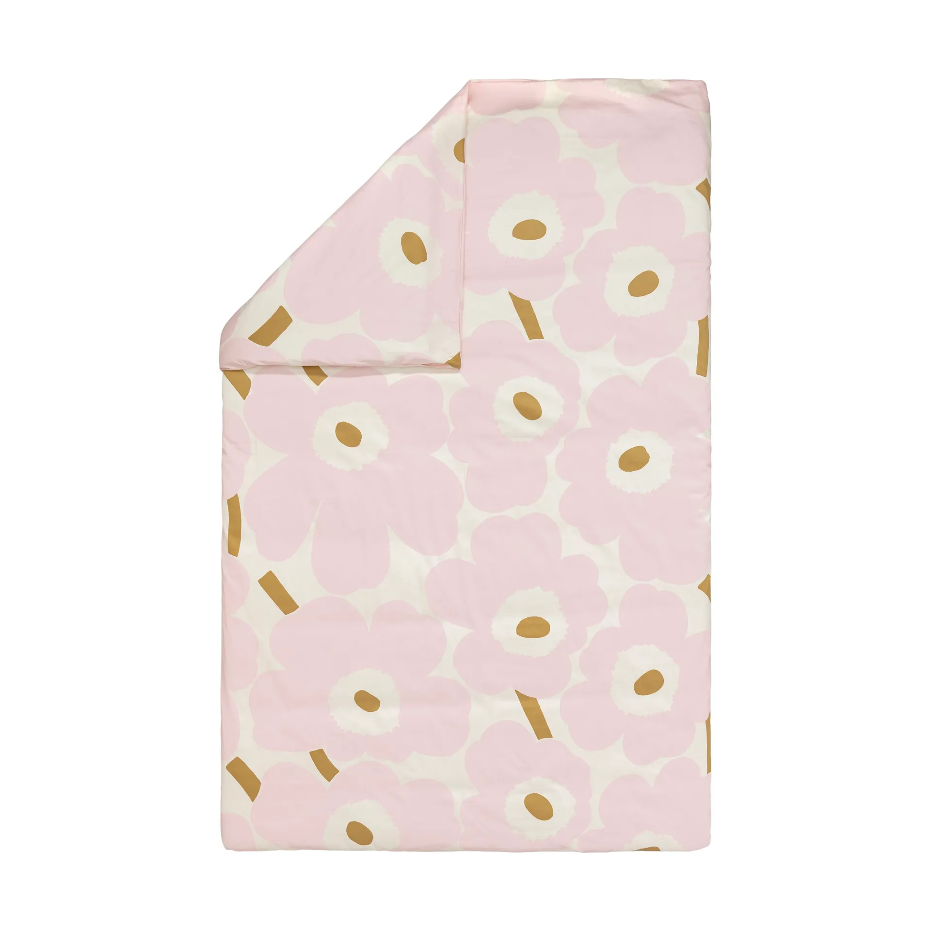 Unikko παπλωματοθήκη 150x210 εκ.+50x60 εκ., White-light pink-beige Marimekko