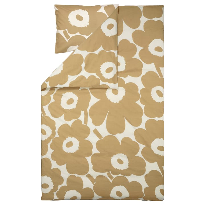 Unikko παπλωματοθήκη με βαμβακερό τελείωμα 150x210 cm, Μπεζ Marimekko