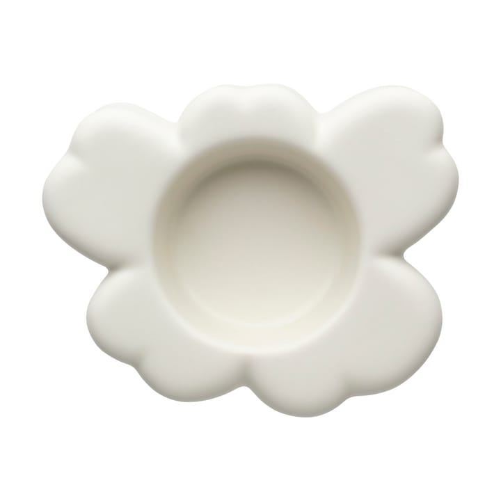 Unikko σατέν παπλωματοθήκη 150x210 εκ. - Matte white - Marimekko
