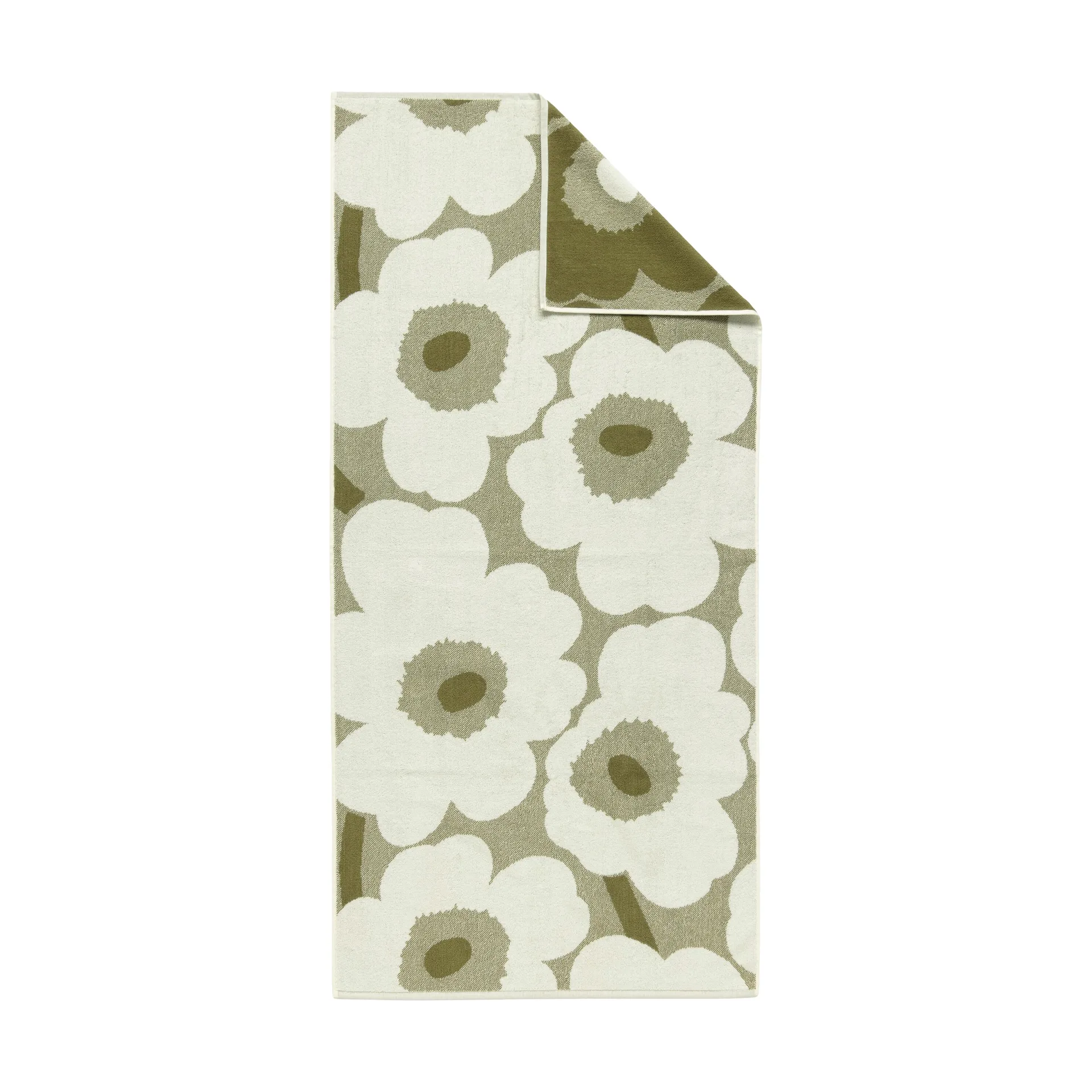 Unikko σετ μπάνιου 2 τεμαχίων, Green umber-cream Marimekko