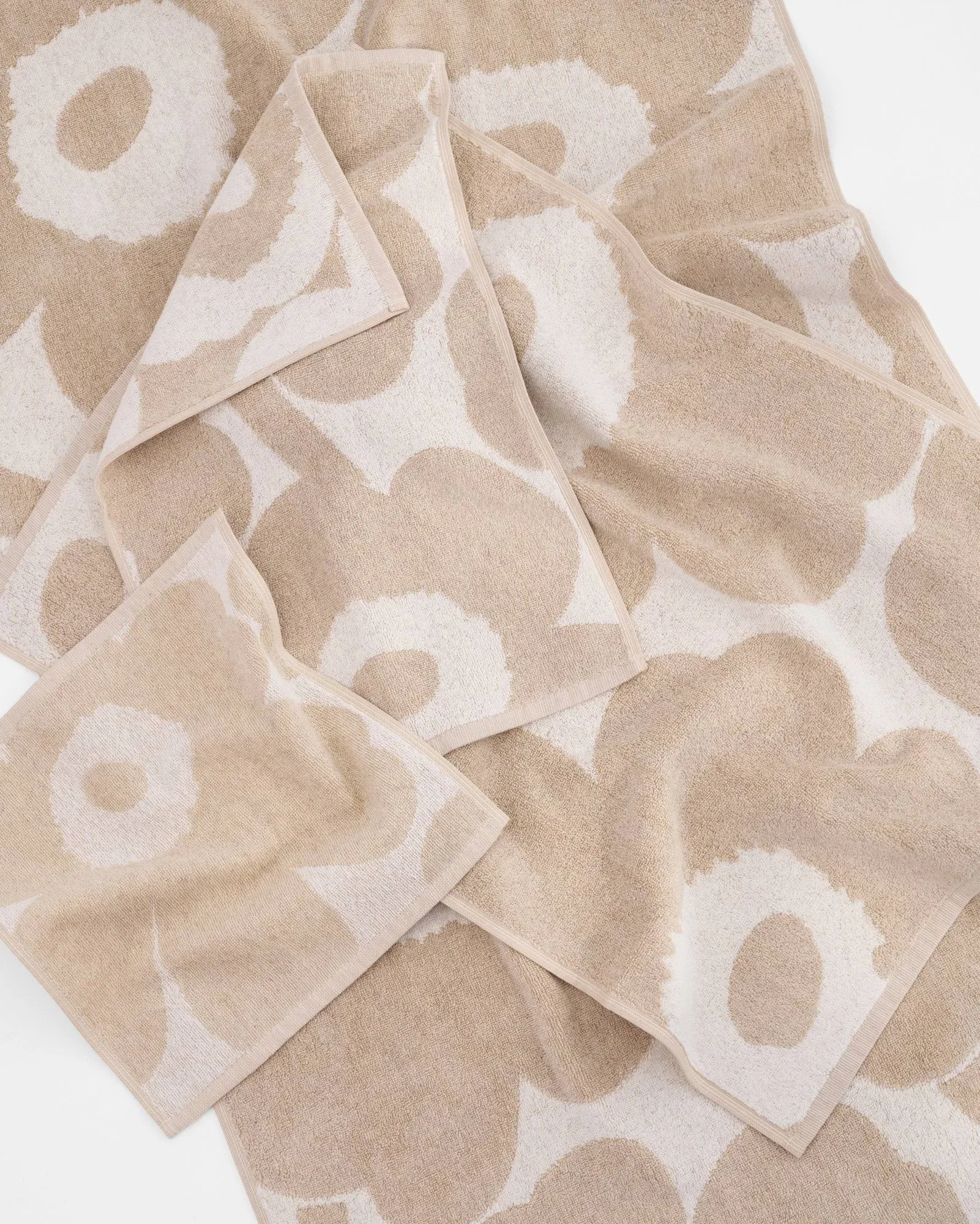 Unikko σετ μπάνιου 2 τεμαχίων, Off white-linen Marimekko