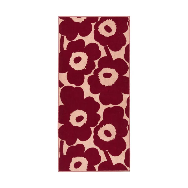 Unikko σετ μπάνιου 2 τεμαχίων - Pink-dark cherry - Marimekko