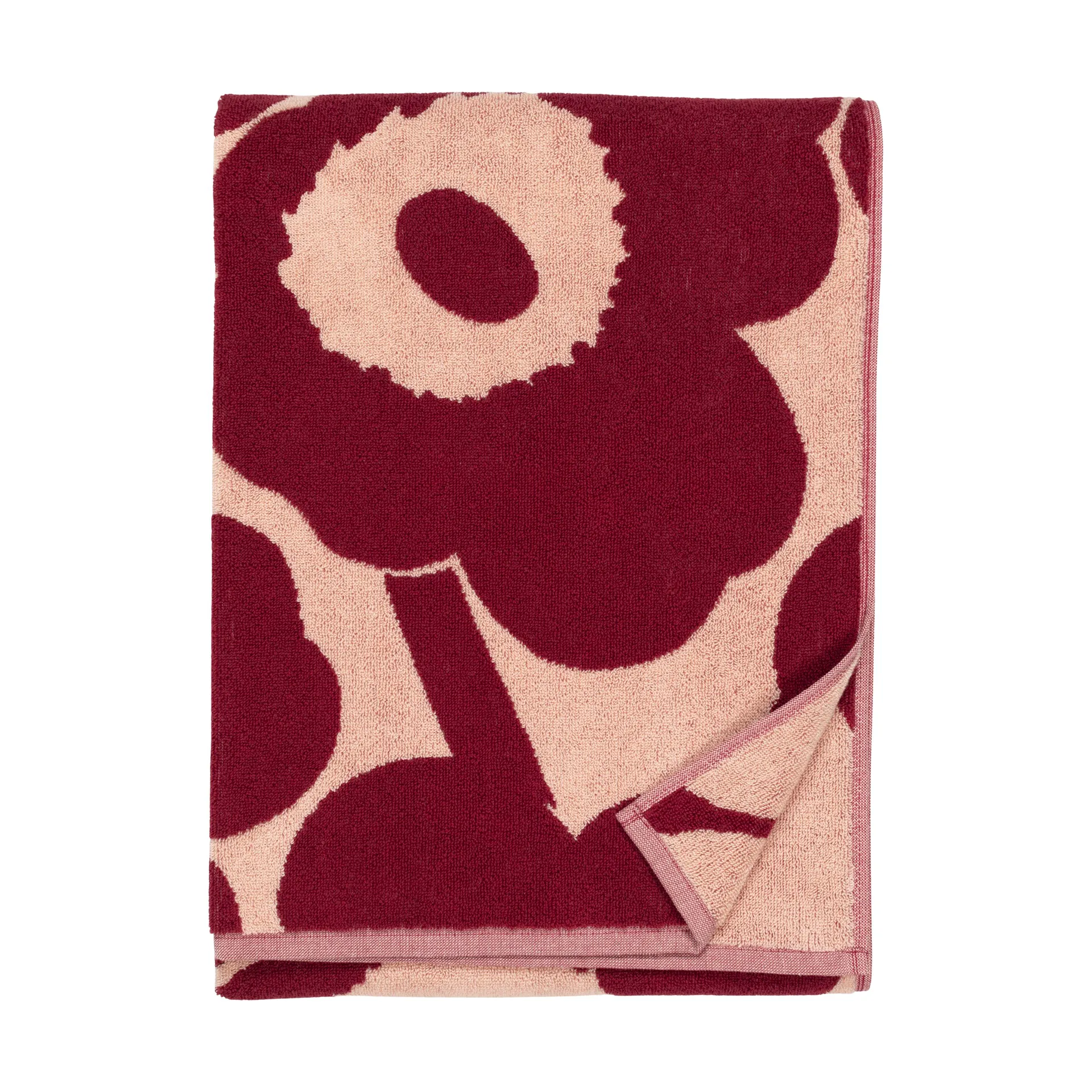 Unikko σετ μπάνιου 2 τεμαχίων, Pink-dark cherry Marimekko