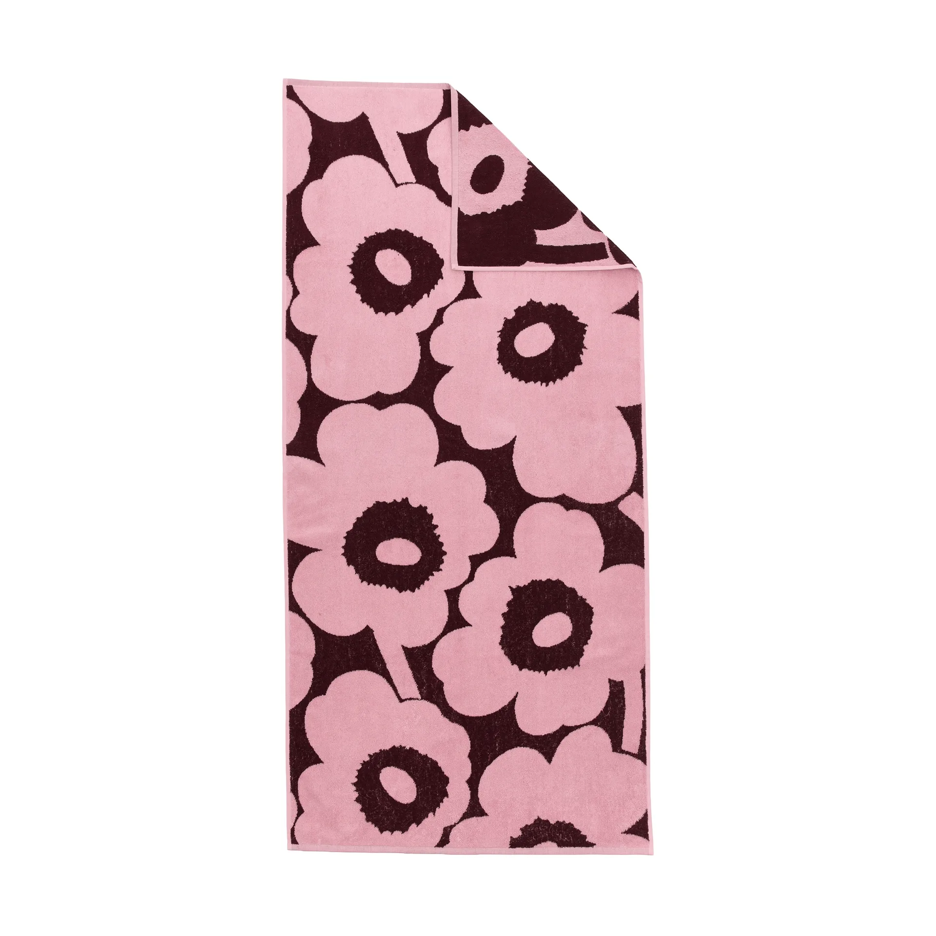 Unikko σετ μπάνιου 2 τεμαχίων, Plum-pink Marimekko