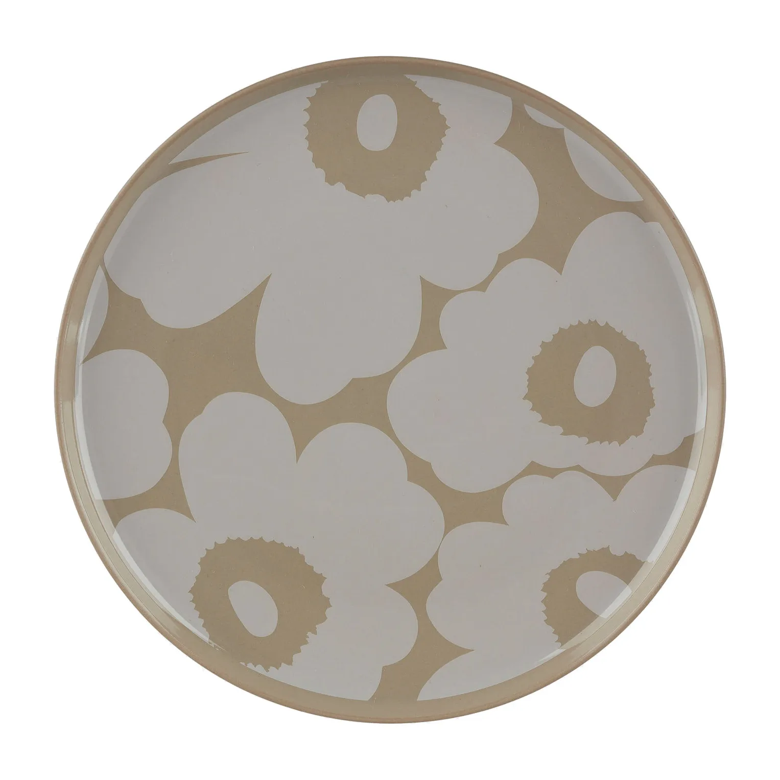 Πιάτο Unikko Ø20 εκ., γη-λευκό Marimekko