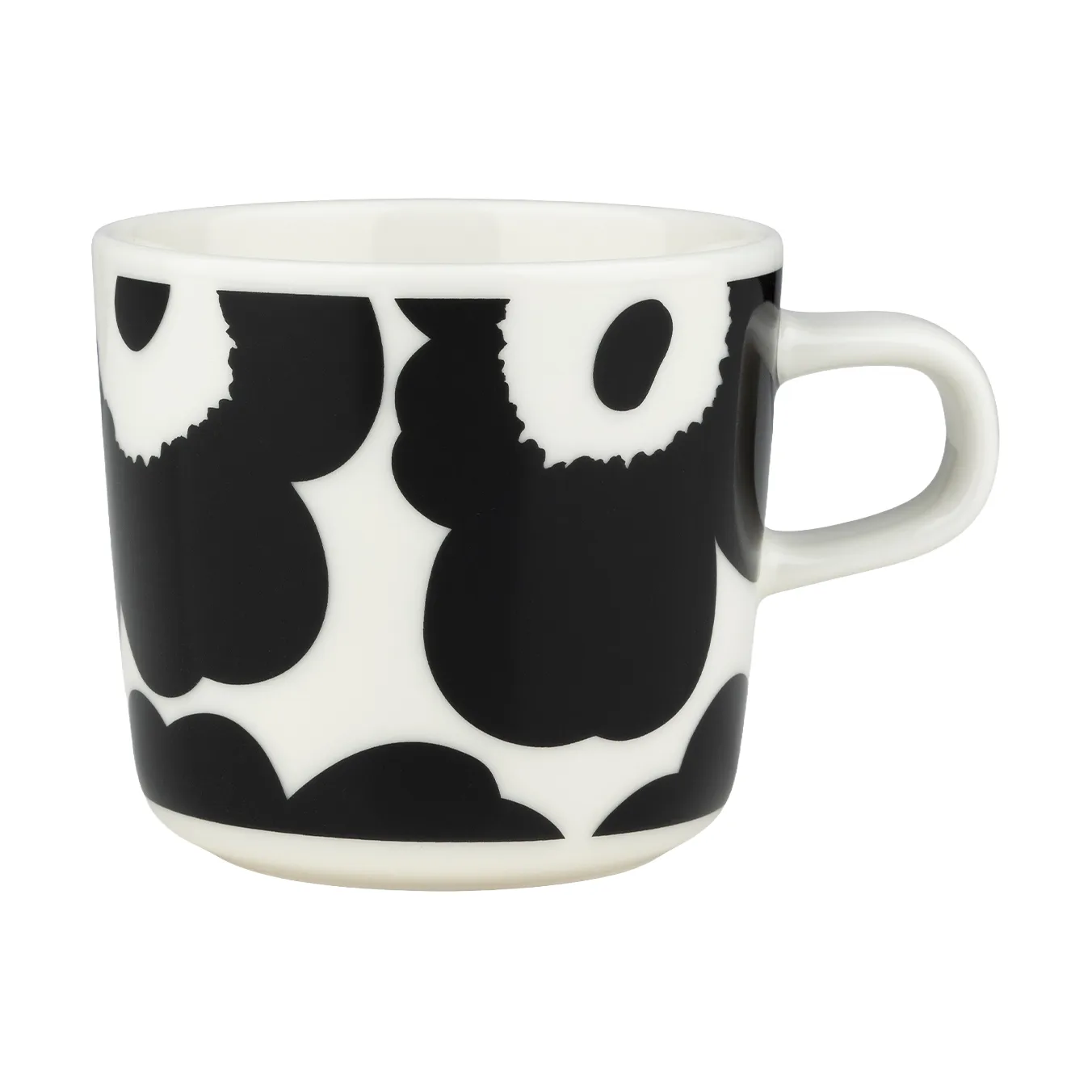 Unikko φλιτζάνι καφέ 20 cl, Black-white Marimekko