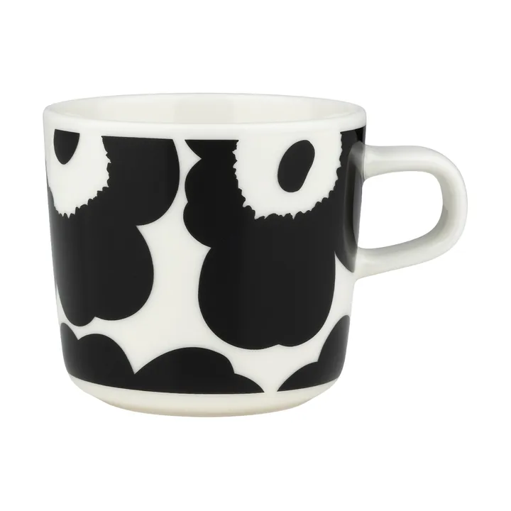 Unikko φλιτζάνι καφέ 20 cl - Black-white - Marimekko