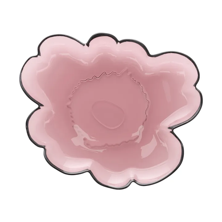 Unikko γυάλινο πιάτο 20 εκ. - Heather - Marimekko