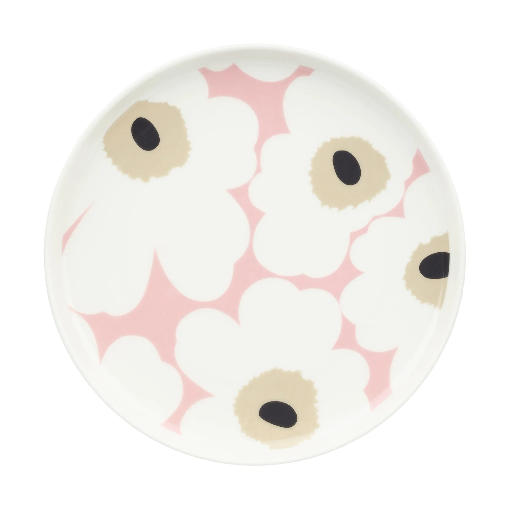 Πιάτο Unikko Ø20 εκ., Off white-pink-sand-charcoal Marimekko