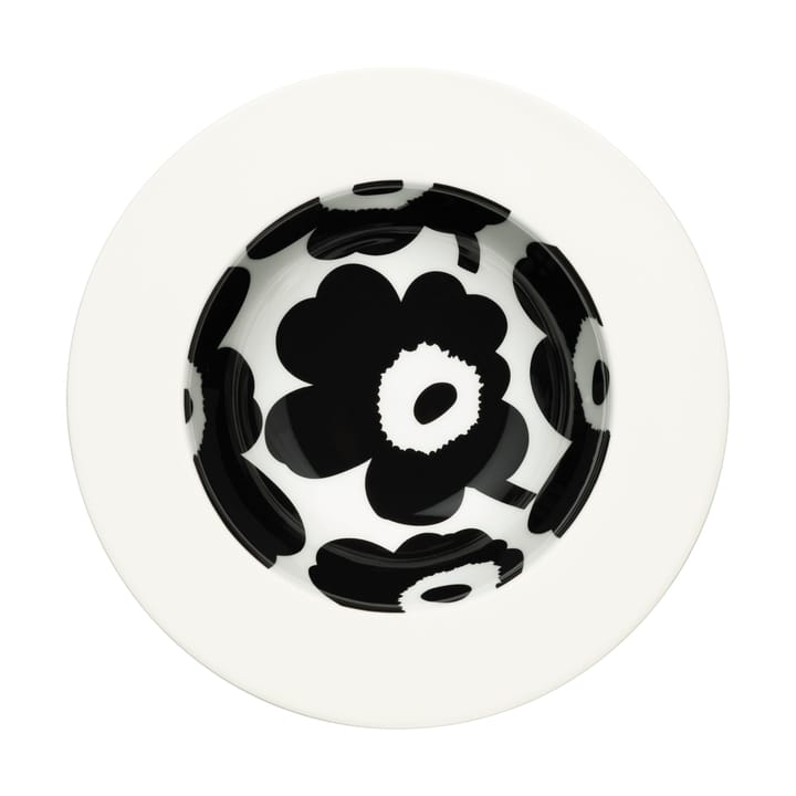 Πιάτο βαθύ Unikko Ø20 εκ. - White-black - Marimekko