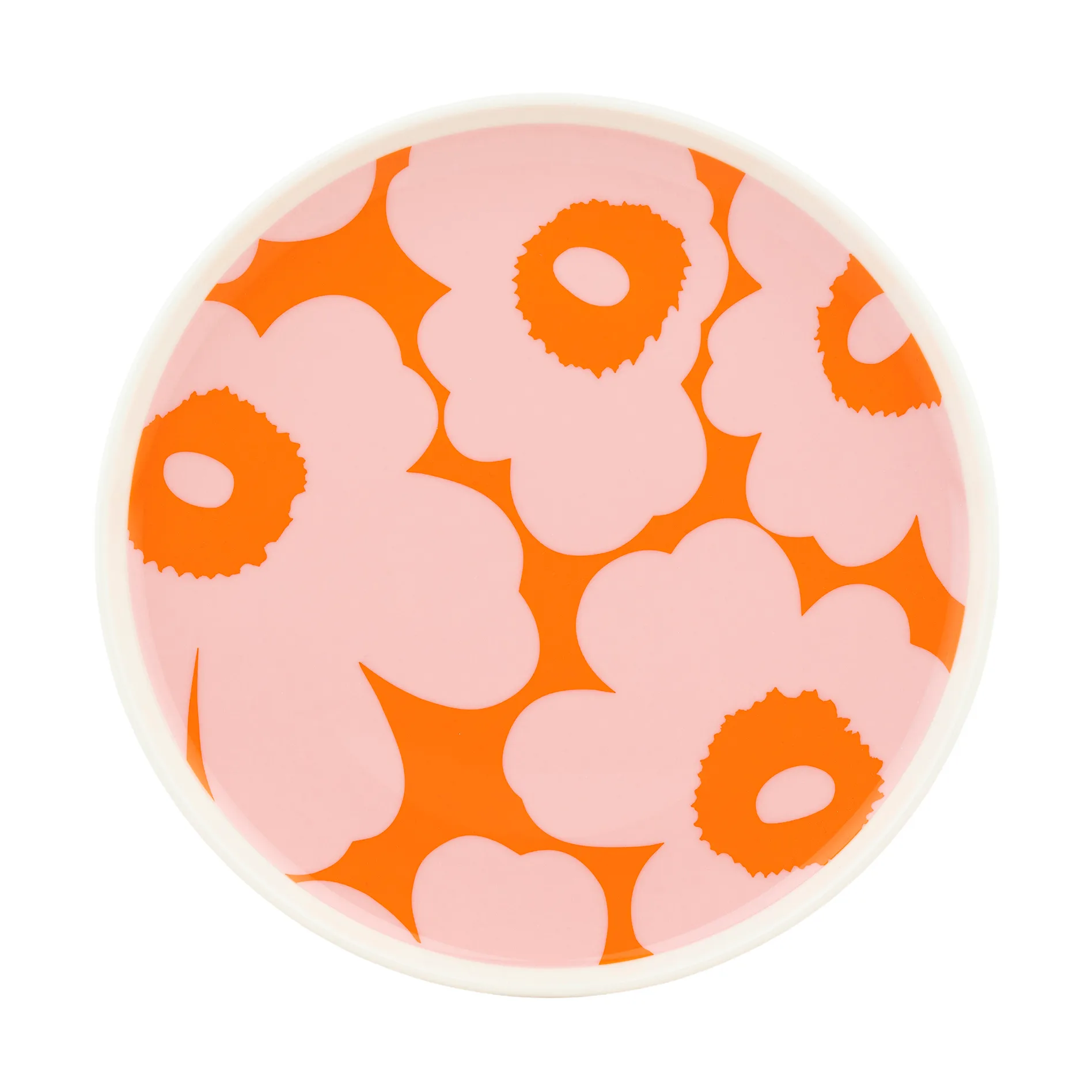 Πιάτο Unikko Ø20 εκ., White-pink-orange Marimekko