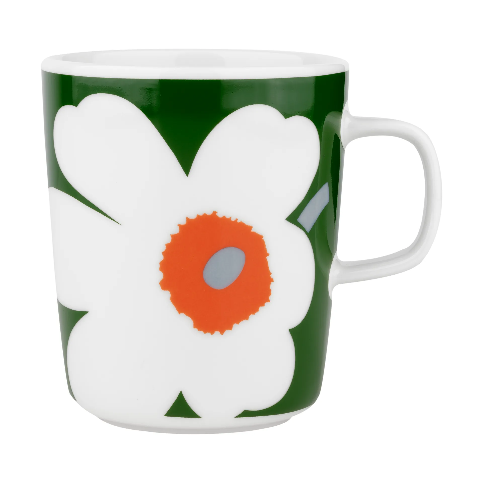 Κούπα Unikko 25 cl για επέτειο 60 χρ., White-green-orange Marimekko