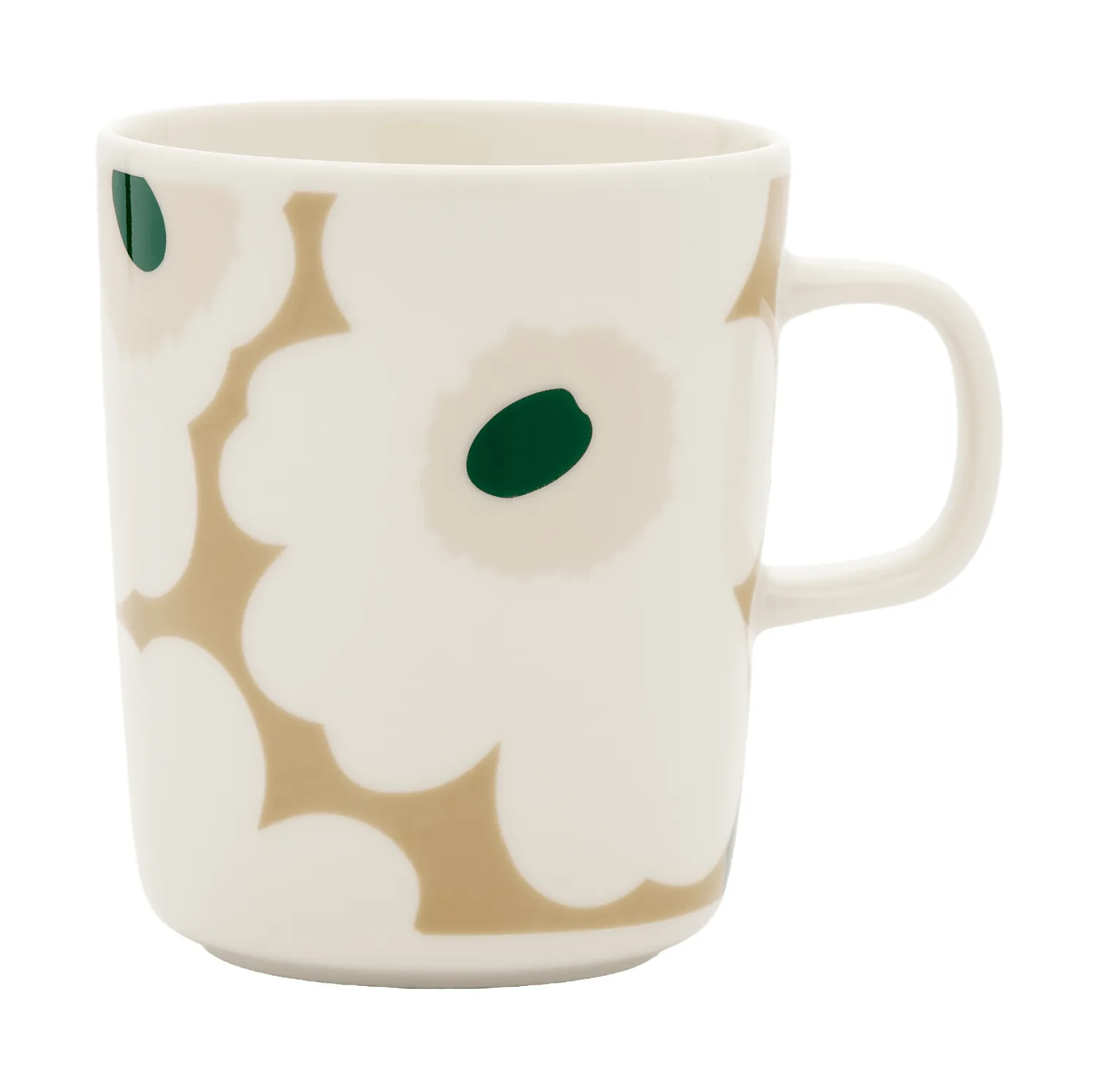 Unikko κούπα 25 cl, White-beige-light sand-dark green Marimekko