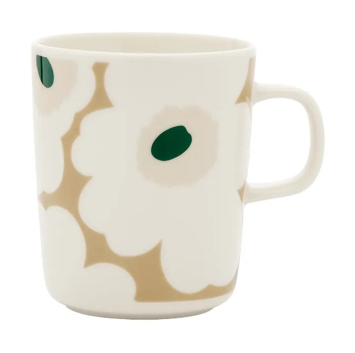 Unikko κούπα 25 cl - White-beige-light sand-dark green - Marimekko