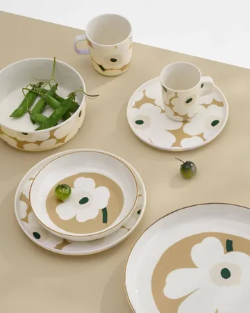 Unikko κούπα 25 cl - White-beige-light sand-dark green - Marimekko