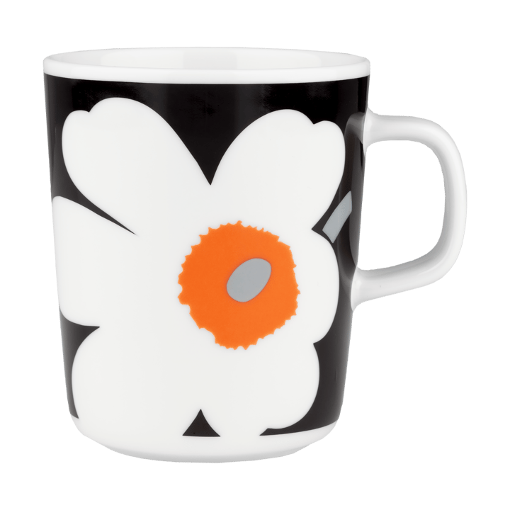 Unikko κούπα 25 cl - White-black-orange - Marimekko